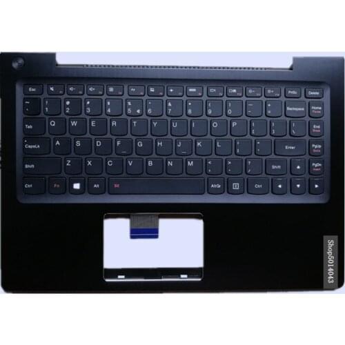 Brand NEW Original Replace black and silver laptop palmrest upper cover with US Version Keyboard For Lenovo U330 U330T U330P