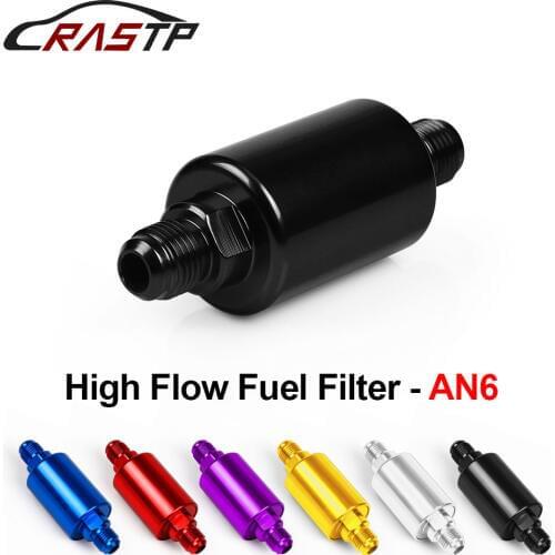 RASTP-High Quality AN6 Universal Aluminum Fuel Filter with 100 Microns Copper Filter RS-OFI002