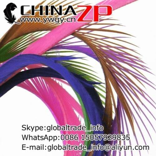 Leading Supplier CHINAZP Factory 1000pcs/lot 20~25cm(8~10inch) Top Quality Colorful Mixed Goose Biot Feather for DIY Decorations