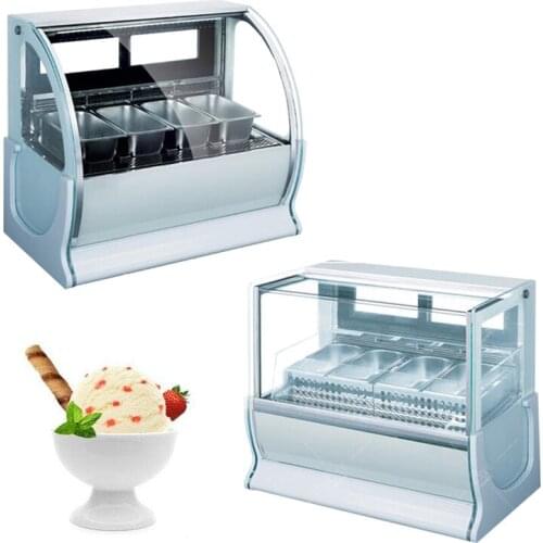 High Quality Ice Cream Display Cabinet Commercial Hard Ice Cream Freezer Showcase For Sale