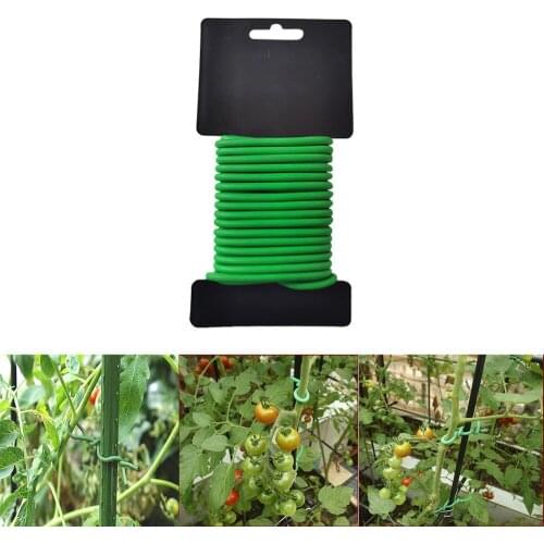 1pcs 10m Gardening Cable Ties Power Wire Loop Tape Flower Plant Twist Tie Line Climbing Vine Ligature Multifunction Fixed String