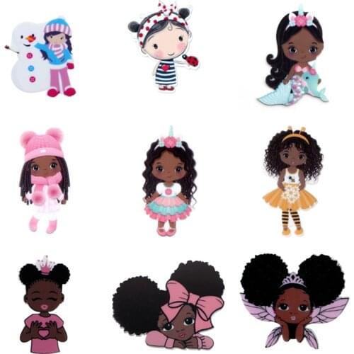 Christmas 5Pcs Flat Back Planar Resin Acrylic/non-woven Patch DIY Hair Accessories Bow-knot Jewelry Embellishment Craft,5Yc20167