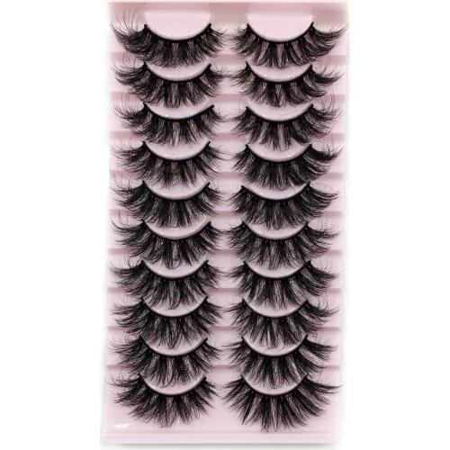 New 5/10 pairs of imitation mink eyelashes natural long false eyelashes 3d mink lashes eyelash extension maquiagem faux cils Hot