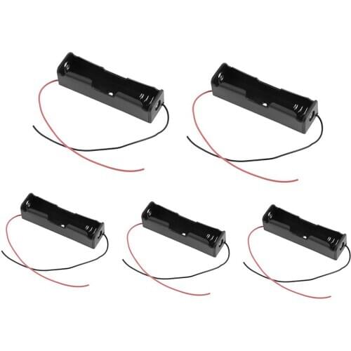 5pcs Single Slot DIY 18650 Battery Holder Power Bank Plastic 18650 Rechargeable Batteries Storage Box Housing Case Hot Selling