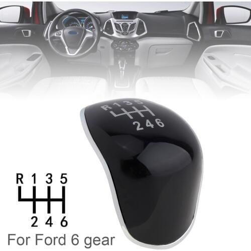 6 Speed ABS Plastic Car Manual Gear Shifter Shift Lever Knob Stick Head Cover Fit for Ford Focus / Fiesta / Mondeo 2007-2013