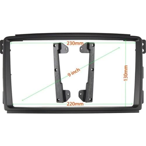 9 INCH Car Audio Frame GPS Navigation Fascia Panel Car dvd Plastic Frame Fascia is suitable for 2005-2010 BENZ SMART