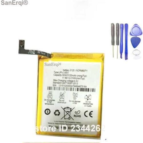 SanErqi For BQ Aquaris M5 battery 3120 (1ICP5/60/71) Batterie Bateria Accumulator AKKU 3120mAh Free Tools