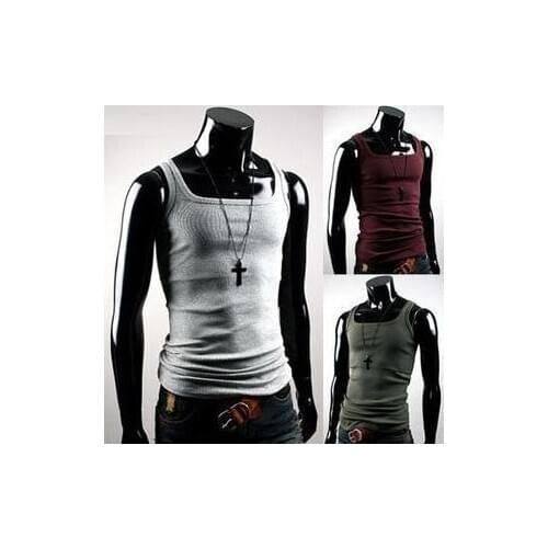 Free shipping!!! stock garment Mens vest /Latest style mens sleeveless cotton vest /BY EMS FOR FREE