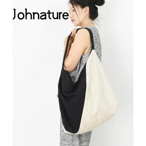 Johnature Women's White Bags