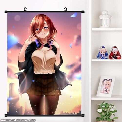 Anime The Quintessential Quintuplets Cosplay Poster Wall Scroll Painting Fashion Boy Girl Home Decor Collection Art
