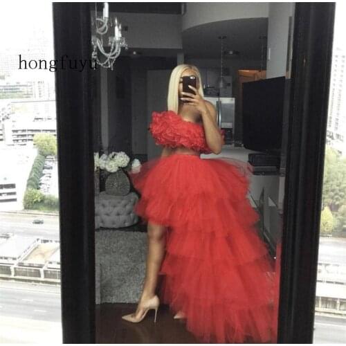 Red Tulle Prom Dresses 2021 Tulle Skirts Custom Made Long 2021 Tulle Skirt Women To Party Tulle Skirt No Top