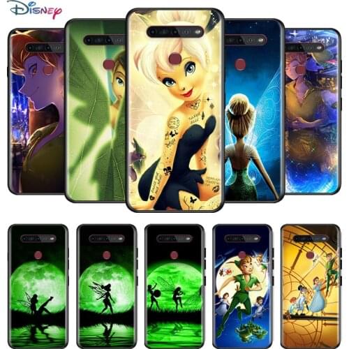 Disney Cartoon Animation Peter Pan Tinker Bell For LG G8 G8S G8X V30 V30S V40 V50 V50S V60 Q60 ThinQ 5G TPU Silicone Phone Case