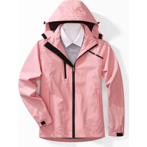 Men Women Hiking Jacket Spring Autumn Waterprooof Thin Breathable Outdoor Camping Coat Trekking Climbing Windbreaker Jacket