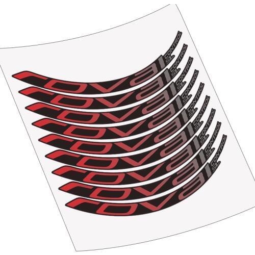 Two Wheel Sticker Set for Roval Control SL Gradient Graduated Color for Mountain Bike 29inch Wheel MTB Bicycle Decals