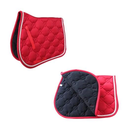 Newest All Purpose Saddle Pad Equestrian Bareback Horse Riding Pad Horse Riding Show Jumping Performance Durable Safe Cushion