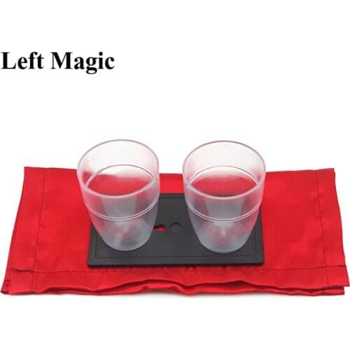 Hanging Cup Magic Tricks Handkerchief Sucks Cup Stage Magic Props Illusions Gimmick Props Accessories Mentalism Comedy