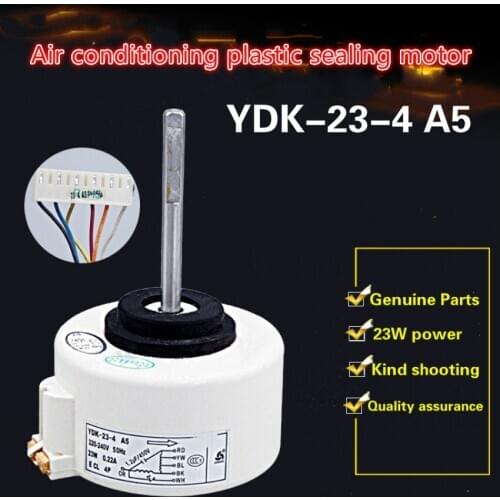 Applicable to Chigo air conditioning original accessories 23W indoor motor YDK-23-4 A5 inner fan motor long shaft motor