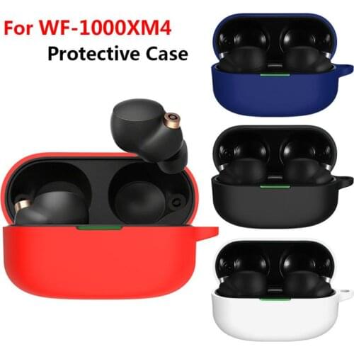 Dustproof Protective Case For SONY WF-1000XM4 Earphone Accessories Charging Box ​Cover For SONY WF 1000XM4 Silicone Shell