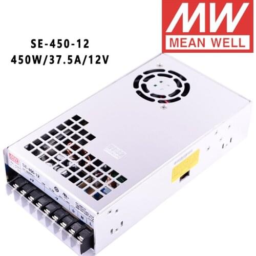 SE-450-12 Mean Well 450W/37.5A/12V DC Single Output Power Supply meanwell online store