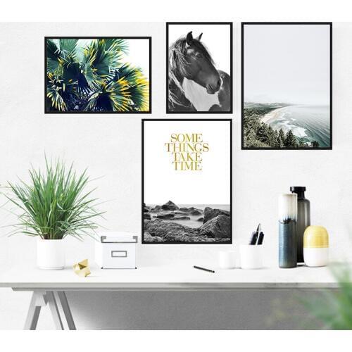 Nordic Posters Minimalist Seascape Canvas Paintings Prints Modern Wall Art Pictures For Office Living Room Home Art Decoration