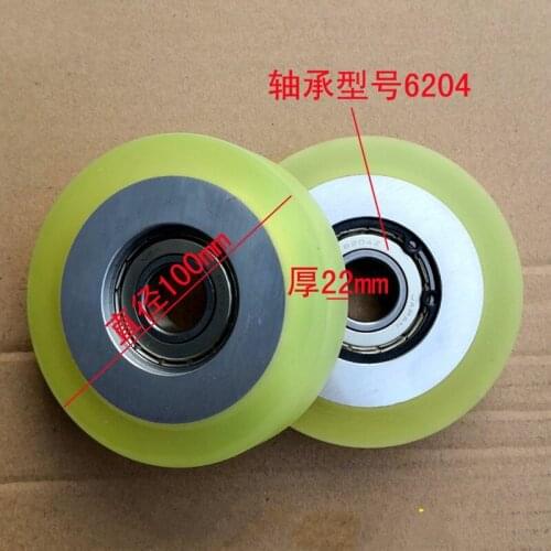 1piece Elevator roller 100*22*6204 Escalator Step Wheel76*20*6204 for OTIS Schindler elevator parts AQ1H991