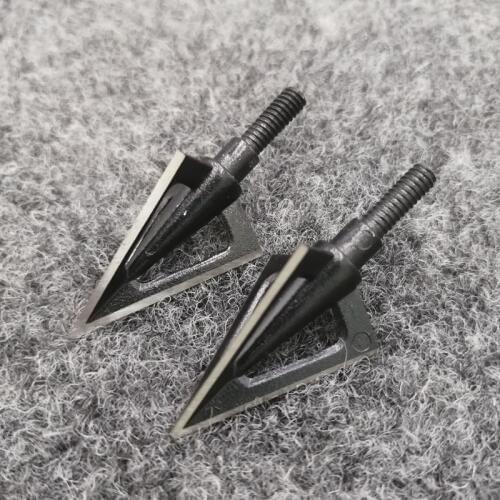 6/9/12pcs Archery Blade Broadhead 100 Grain Metal 3 Blade Tips Arrow Heads for Shooting Training