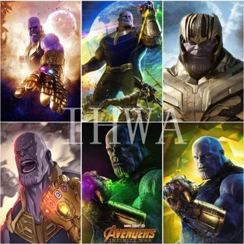 Disney Diamond Painting Thanos 5D DIY Diamond Embroidery Animal Cross Stitch Kit Rhinestone Mosaic Art Home Decoration