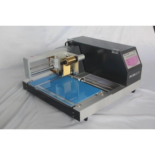 Audley gold foil digital hot leather greeting card id card 3050C printer machine