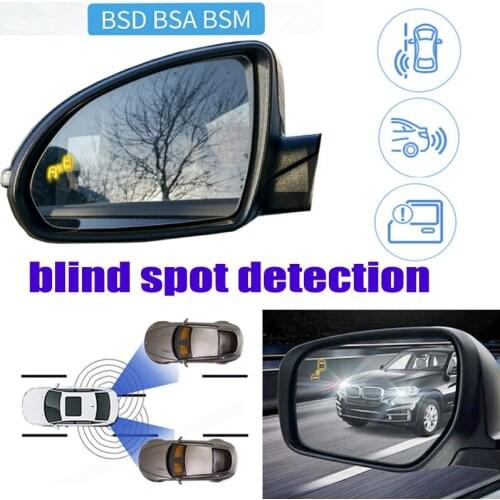 Car BSD BSA BSM Blind Area Spot Warning Safety Drive Alert Mirror Rear Radar Detection System For Audi A4 A4L B8 8K 2013~2016