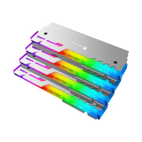 JONSBO 5V ARGB RAM Memory Heatsink Cooling Vest AURA Control Aluminum Desktop PC RAM Cooler Heat Sink Radiator Thermal Pad NC-3