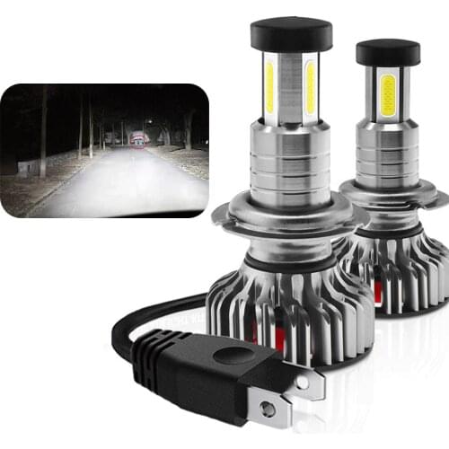 Car Fog Light LED Headlight Kit H7 H11 9005 9006 9012 Plug&Play 360 Degree Turbo Cool Fan IP70 Head Lamp Turn Signal Light 6000k