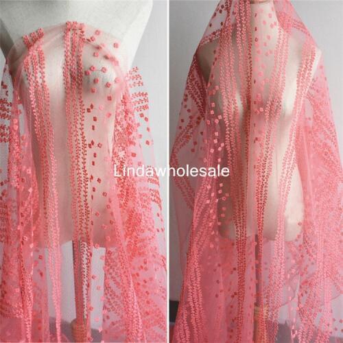 Embroidery lace fabric wedding dress clothing fabric,tulle lace fabric