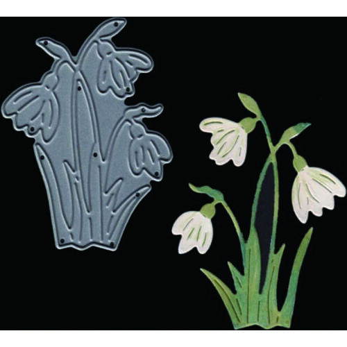 Garden Snowdrop Metal Cutting Dies New Stencils for DIY Scrapbooking Ablum Photo Paper Card Craft Fun Decoration Embossing