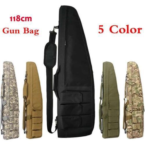 Multifunction Tactical 118CM Gun Bag Heavy Gun slip Bevel Carry Rifle Case Hunting Rifle Gun Shoulder Bag With Protection Cotton