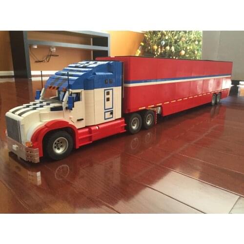 NEW technology building block moc-3125 Kenworth t680 semi truck remote control assembly toy boy birthday gift