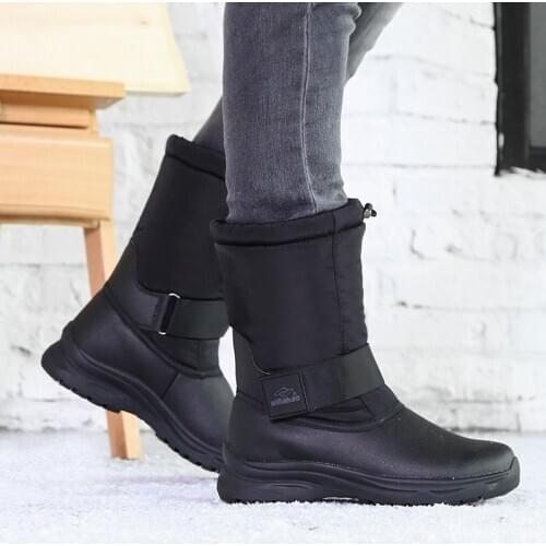 2020 new snow boots womens cold-proof thickened warmth plus velvet non-slip wear-resistant casual outdoor cotton shoes women