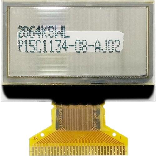 1.3 inch OLED Display 128*64 Dot Matrix Solder 30PIN IC Driver SSD1306 VG-2864KSWLG01 128x64 parallel SPI I2C display screen