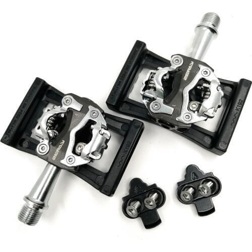 ZERAY MTB Bicycle Pedals Self locking Pedal Ultralight With Cleat Set PD22 Mountain Bike Bearing Pedal Compatible SPD M520 M540