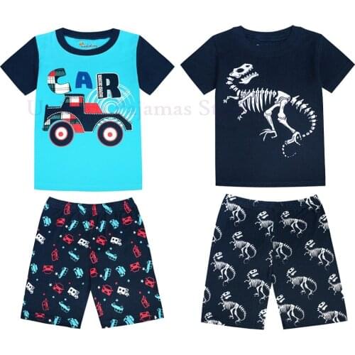 Pyjamas For Baby Boys New Baby Boys Car Pajamas Sets Children Dinosaur Pijamas Sleepwear 8 Kids Pijama Kids Girl