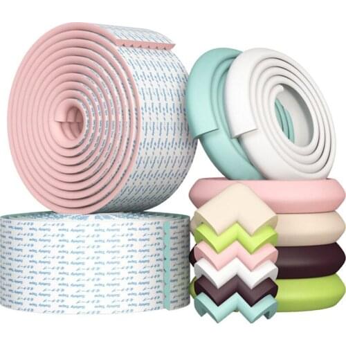 2M Ultra Soft Baby Safety Corner Protector Children Protection Strip Home Desk Edge Furniture Guard Strip Corner Protector Tape