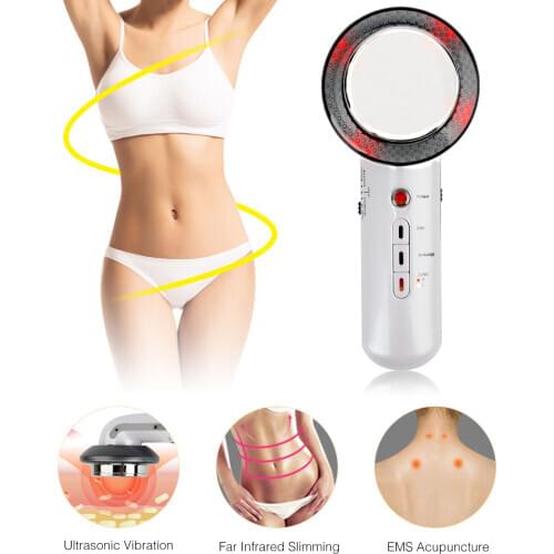 Ultrasound EMS Body Slimming Massager Weight Loss Lipo Anti Cellulite Fat Burner Galvanic Infrared Ultrasonic Face Lift Tools