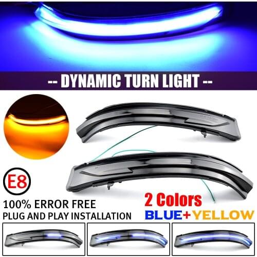 EU US JP Plug For Nissan X-Trail T32 Qashqai J11 Murano Z52 Navara NP300 Pathfinder Side Mirror LED Dynamic Turn Signal Light