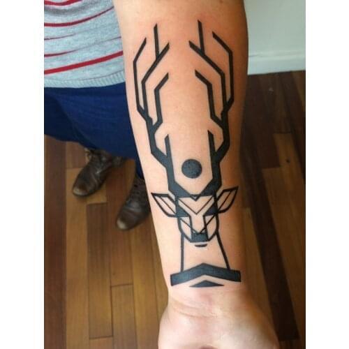 Waterproof Temporary Tattoo sticker Minimalism deer tatto stickers flash tatoo fake tattoos for men women girl