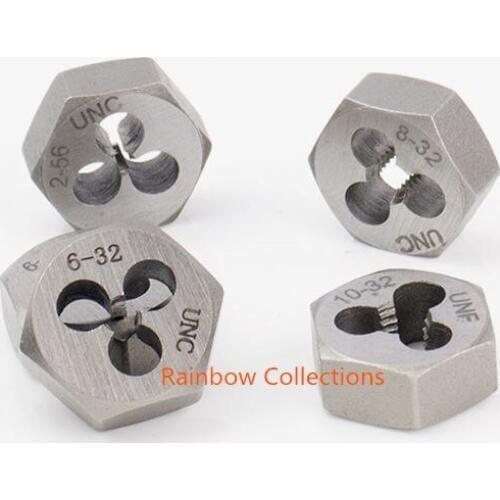High speed steel American system Hexagon Pipe Die Pipe thread Die Water pipe Faucet Die 2-56UNC/3-48UNC/4-40UNC/4-48UNF