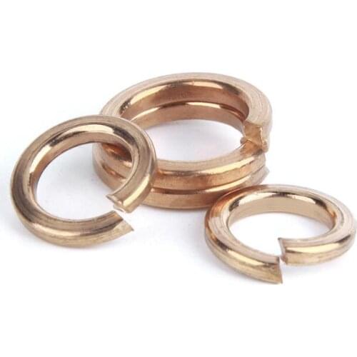 2pcs M16 M18 copper gasket spring pad bronze springs washers gaskets