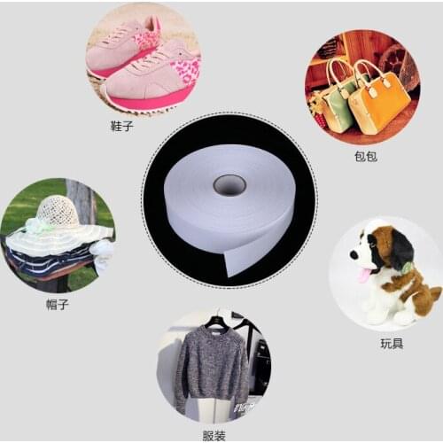 20YD 16mm 19mm 30mm 35mm 40mm 60mm white width nylon care label material/customize clothing care labels/garment printed tags