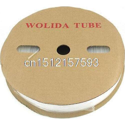 400M Long Ratio 2:1 1.5mm Clear Heat Shrinkable Tube Shrink Tubing