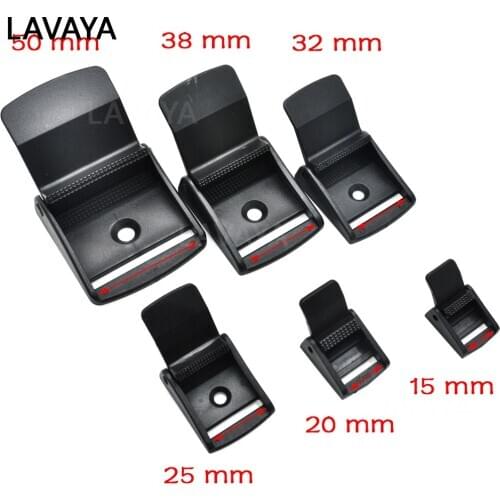 Cam Buckles Plastic Black Toggle Clip Backpack Straps Webbing 5/8" 3/4" 1" 1-1/4" 1-1/2" 2"