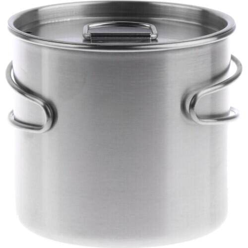 500ml Durable Health Stainless Steel Camping Cup Outdoor Camping Cup Pot Bowl Travel Cup