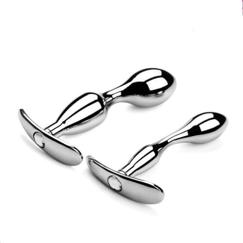 Stainless Steel Anal Plug Curved Sex Toys Women Men G-spot Dildo Butt Plug Prostate Massage Adults Sex Products Intimate Goods